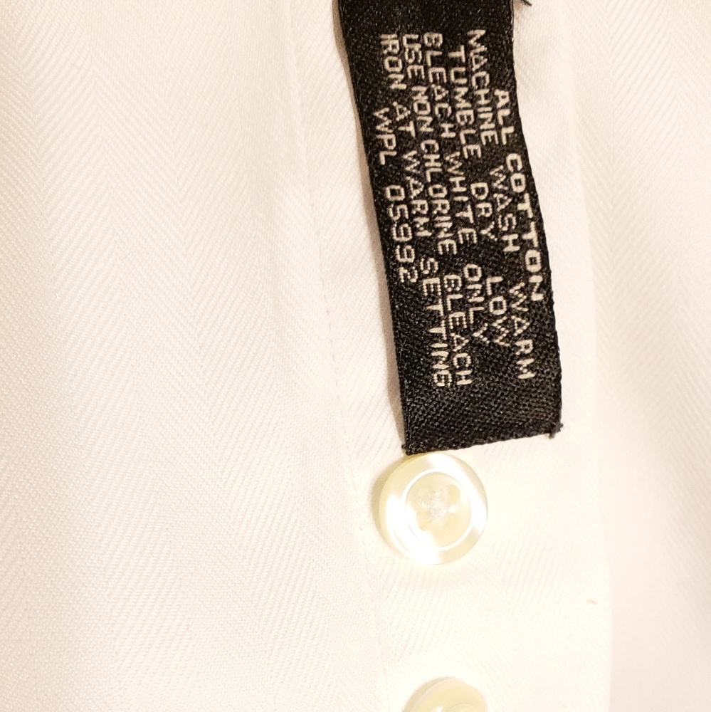 Jo'S. A. BANK WHITE SHIRT SZ 17.5 -35 - Picture 8 of 8